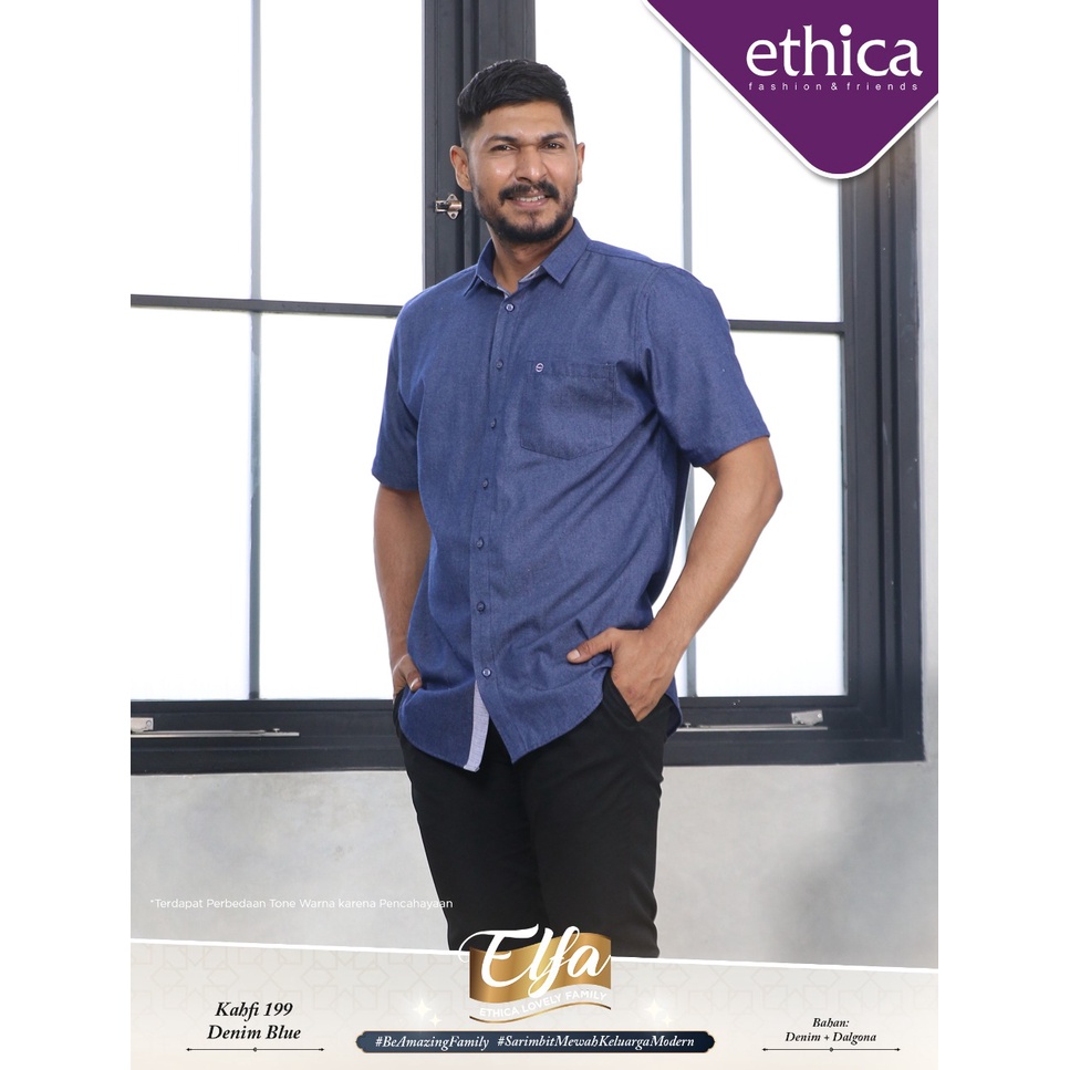 PROMO KEMEJA DAN GAMIS DENIM BLUE KAHFI 149 / KAHFI KIDS 149 / AYUMI KIDS 21