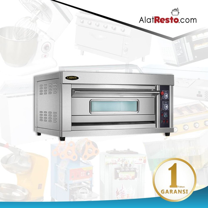 YXY - 20 AS Standard Gas Oven / Oven Deck - Crown Horeca - Stainless Steel