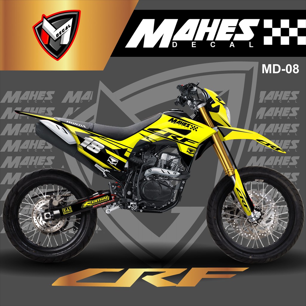 Decal Sticker CRF 150L Fullbody Custom Desain Code MD 20 Decal Sticker CRF 150L Fullbody Custom Desain Code MD 20