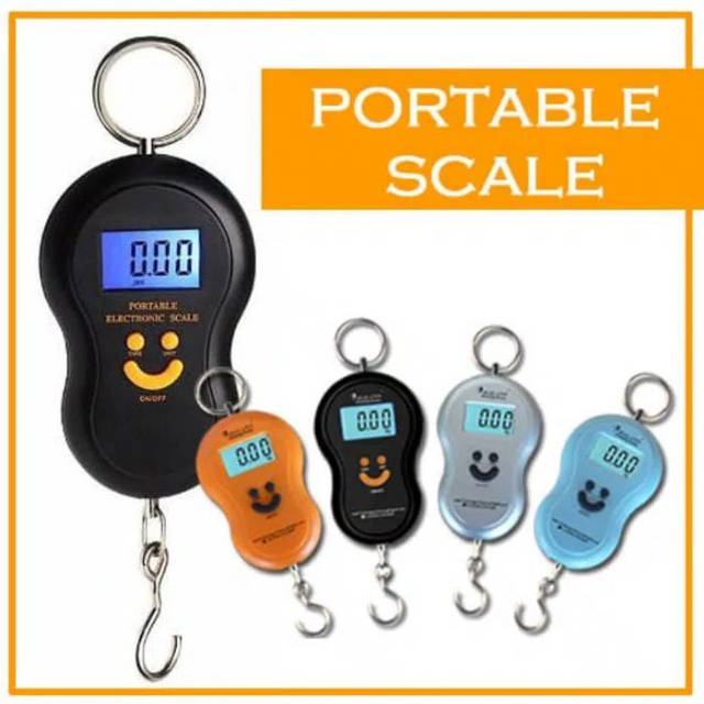 TIMBANGAN DIGITAL GANTUNG PORTABLE ELECTRONIC SCALE SMILE