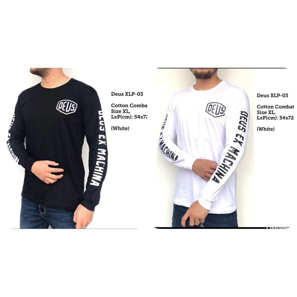 Kaos Deus Lengan Panjang Distro / Baju panjang Pria Dewasa jumbo