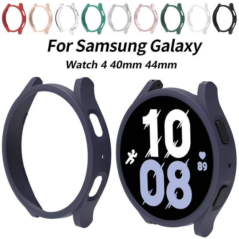 Case Bumper Pelindung Bahan PC Matte Untuk Samsung Galaxy Watch 4 44mm 40mm 44mm 40mm