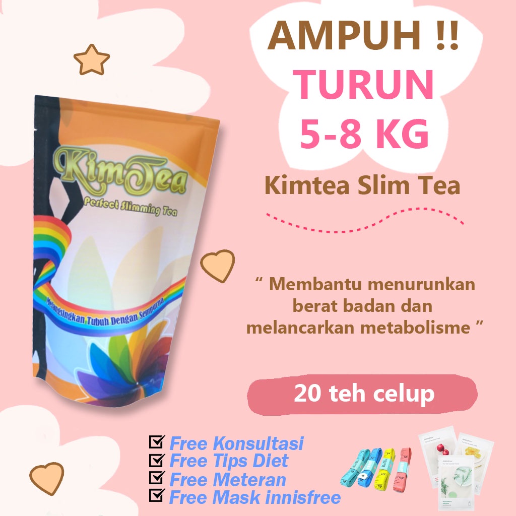 Teh Diet Detox Teatox Pelangsing Badan Herbal & Peluntur Lemak Terampuh Detox Herbal Alami Penurun B