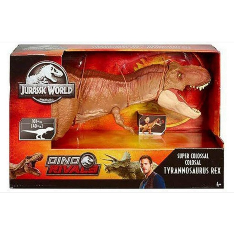 Jurassic World Mattel Tyrannosaurus Rex Super Colossal New