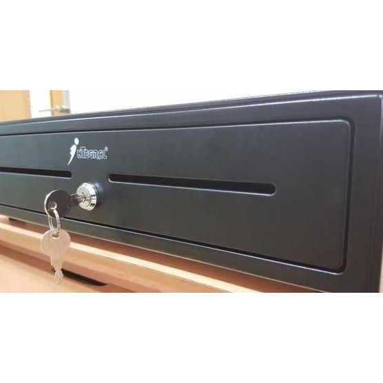 Cash Drawer Integral Cr-1000 Black Rj11 Laci Uang Laci Kasir Cr1000