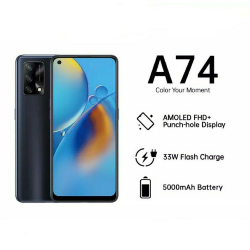 OPPO A74 Ram 6/128gb GARANSI RESMI
