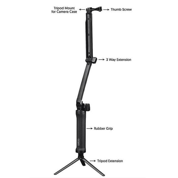 3 Way Grip Arm Tripod Multifunctional Handheld Monopod