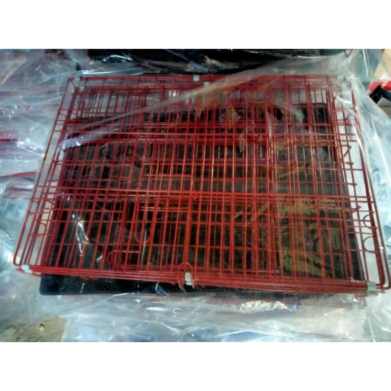 KANDANG LIPAT, UNTUK KUCING/KELINCI/MUSANG/HEWAN UKURAN M MEDIUM (47×35× 38)-6