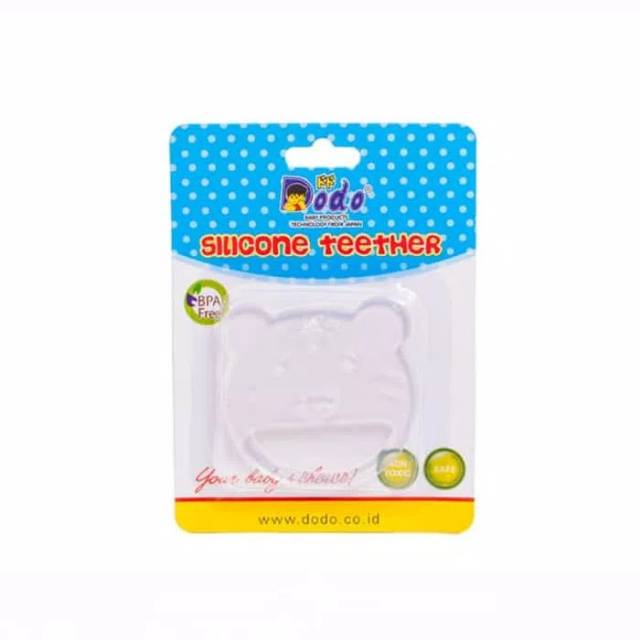 Silicone Teether Transparan BPA FREE  Dodo Y1
