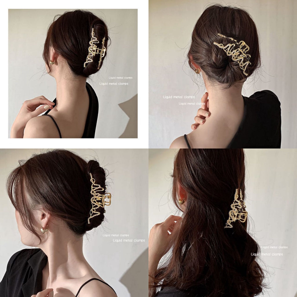 jepit rambut korea jedai wanita elegan motif baru 11cm original import