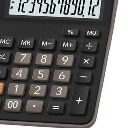 

♟ Casio MX-12B NEW - Desktop Kalkulator/Kalkulator Meja ➽