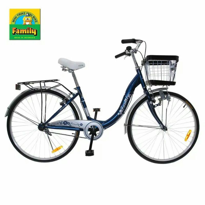 Sepeda Roda Dua Family Bellanca 26 inch Biru