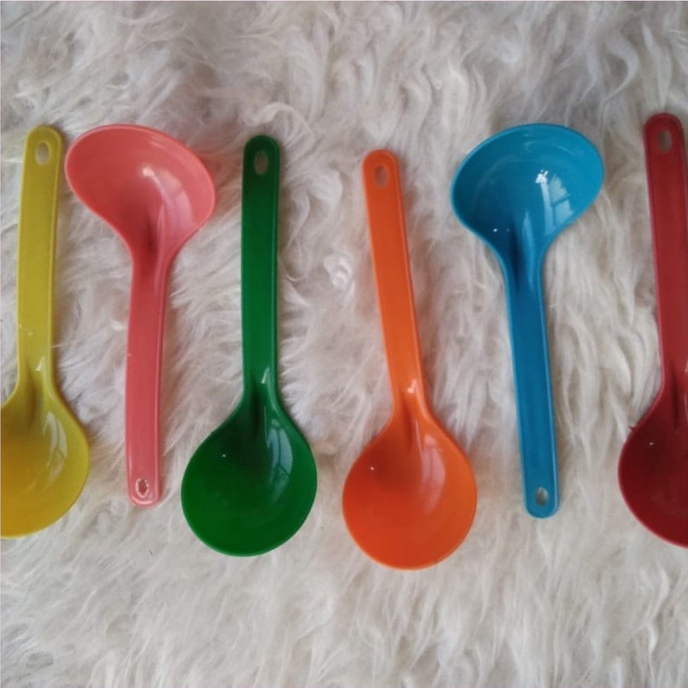 SOUVENIR SENDOK SUP WARNA WARNI (1 BUNGKUS ISI 50)