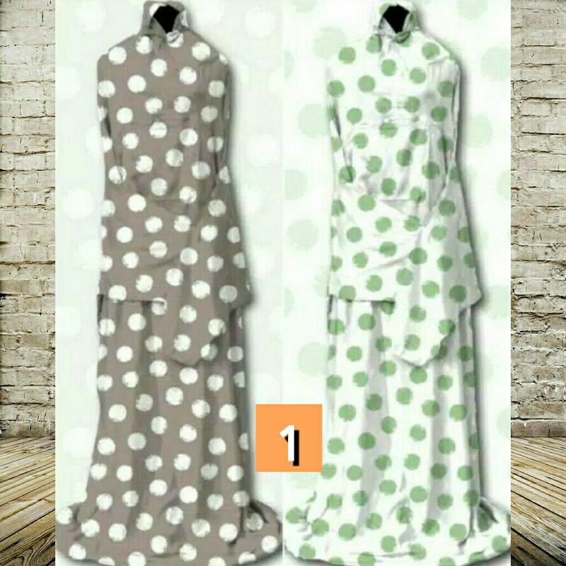 Mukena Hadramaut Motif