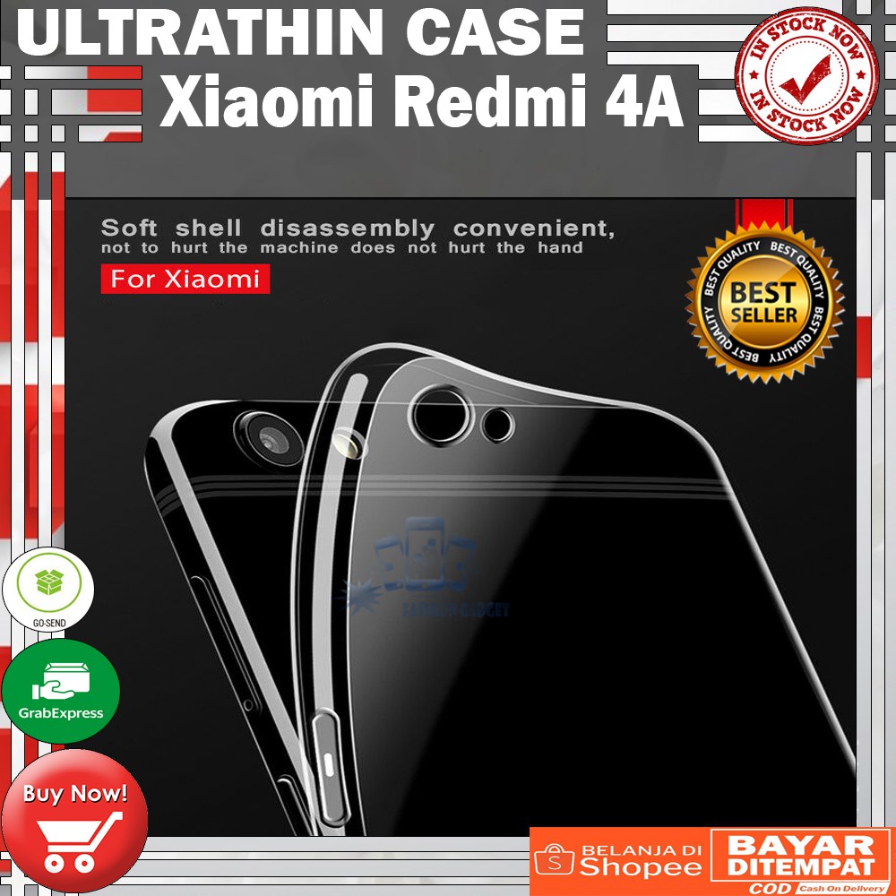 Ultrathin Xiaomi Redmi 4A Ultra Thin / Silikon Xiaomi Redmi 4A / Case Transparant / Casing Redmi 4A