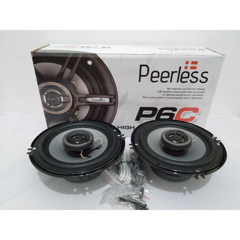 Audio Mobil Speaker Coaxial Peerless By Cello Audio 2 Way P6C Kualitas Di Atas Nakamichi NSE-1617