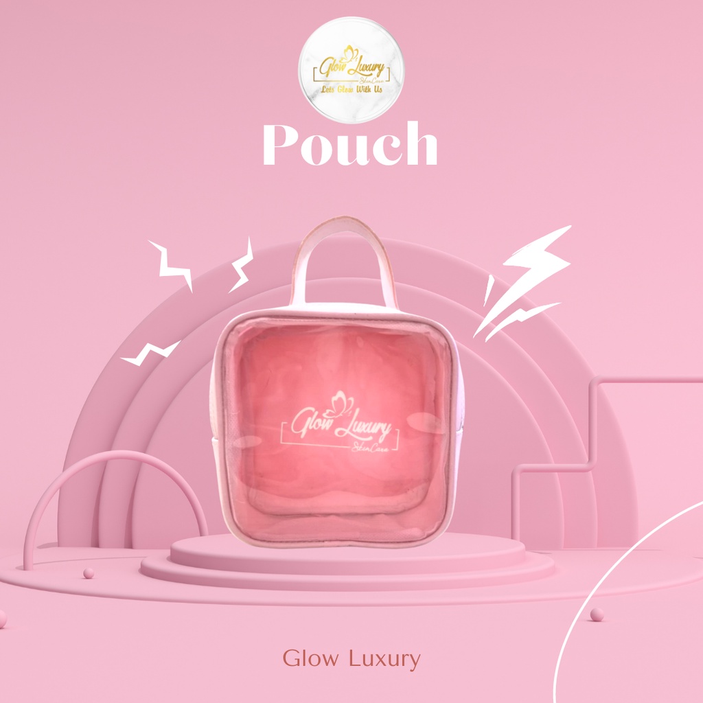 POUCH GLOWLUXURY/TAS KOSMETIK/TAS MAKEUP