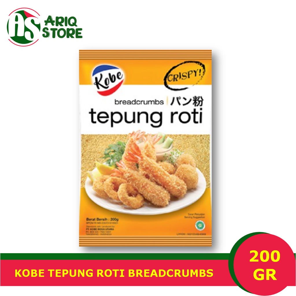 

Kobe Breadcrumbs Tepung Roti 200gr