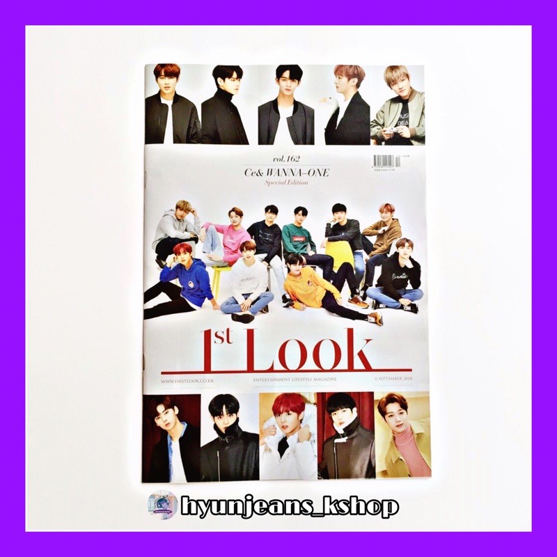 [READY STOCK] WANNA ONE 1ST LOOK Vol. 162 Magazine (Majalah)
