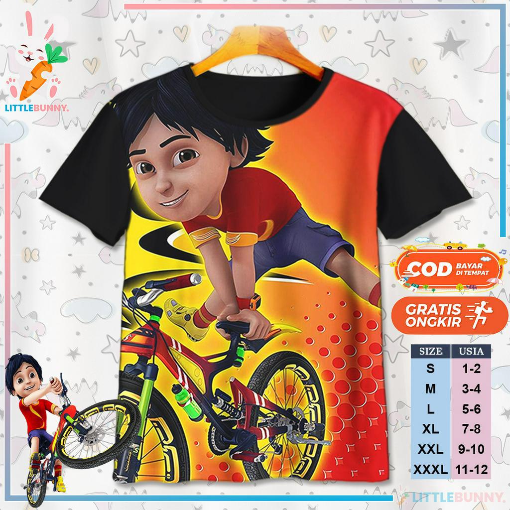 BAJU KAOS ANAK KARTUN 3D SHIVA V5 BAJU KAOS ANAK 3D SHIVA - LITTLE BUNNY
