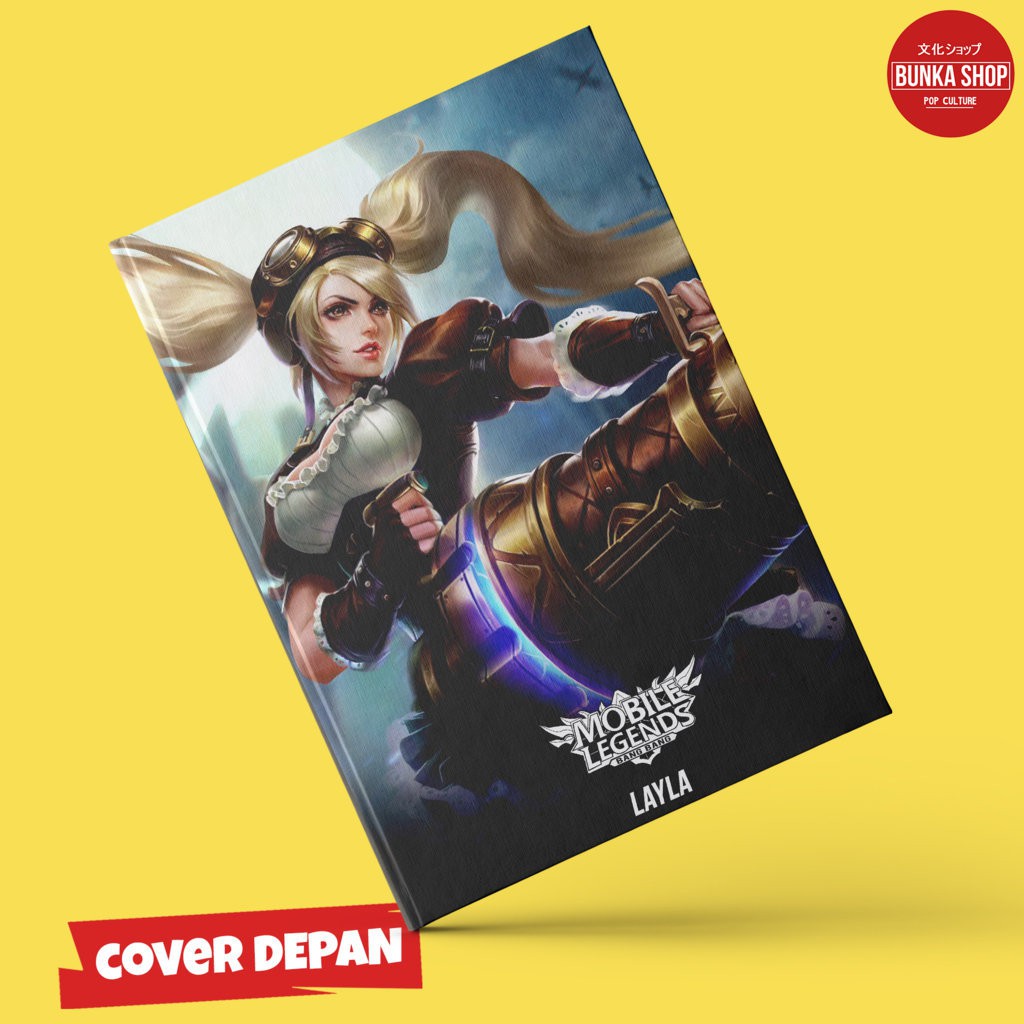 

Note Book Game Mobile Legends Layla Hardcover A5 Buku Catatan Buku Tulis Murah
