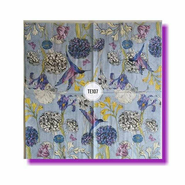 Tisu Decoupage Eropah 33x33 cm TE 107 qweuu57