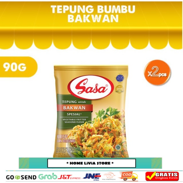 

Sasa Tepung Bumbu Bakwan 90 gr x 2 pcs