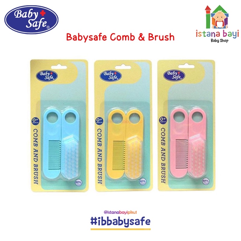 Baby Safe BD195 Brush &amp; Comb - Sisir bayi