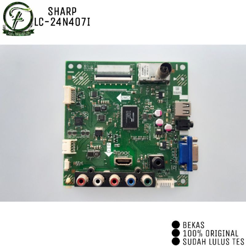 MB MAINBOARD MOTHERBOARD TV LCD SHARP LC-24N407I LC 24N407 I