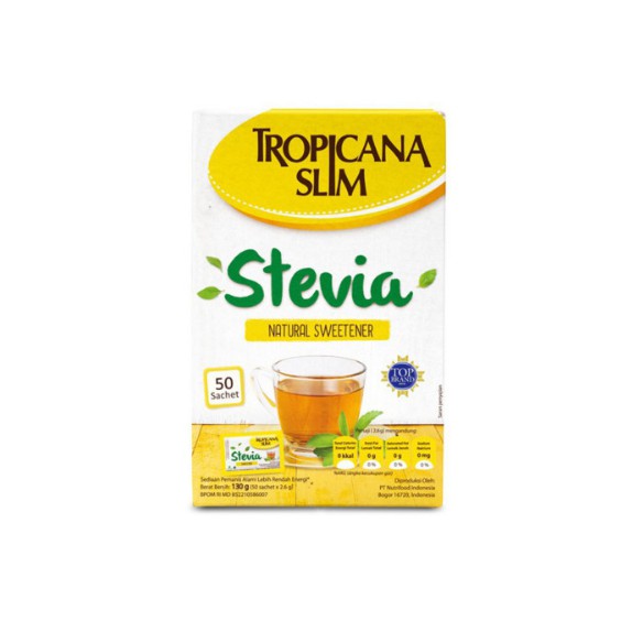 

TROPICANA SLIM SWEET STEVIA ISI 50 HARGA SUDAH TERMASUK PACKING