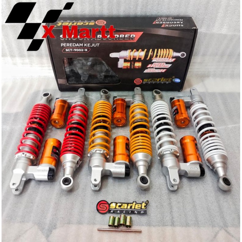 Shock Breaker PCX 150 345 Mm SCARLET 9002R Adjuster Click Tabung Bawah