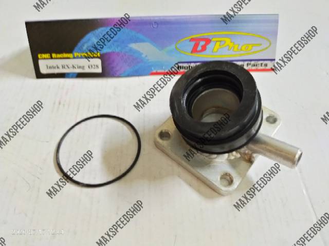 TERMURAH INTAKE INTEK MANIPOL MANIFOLD RXKING RX KING 28 34 38 SILVER ORIGINAL BPRO