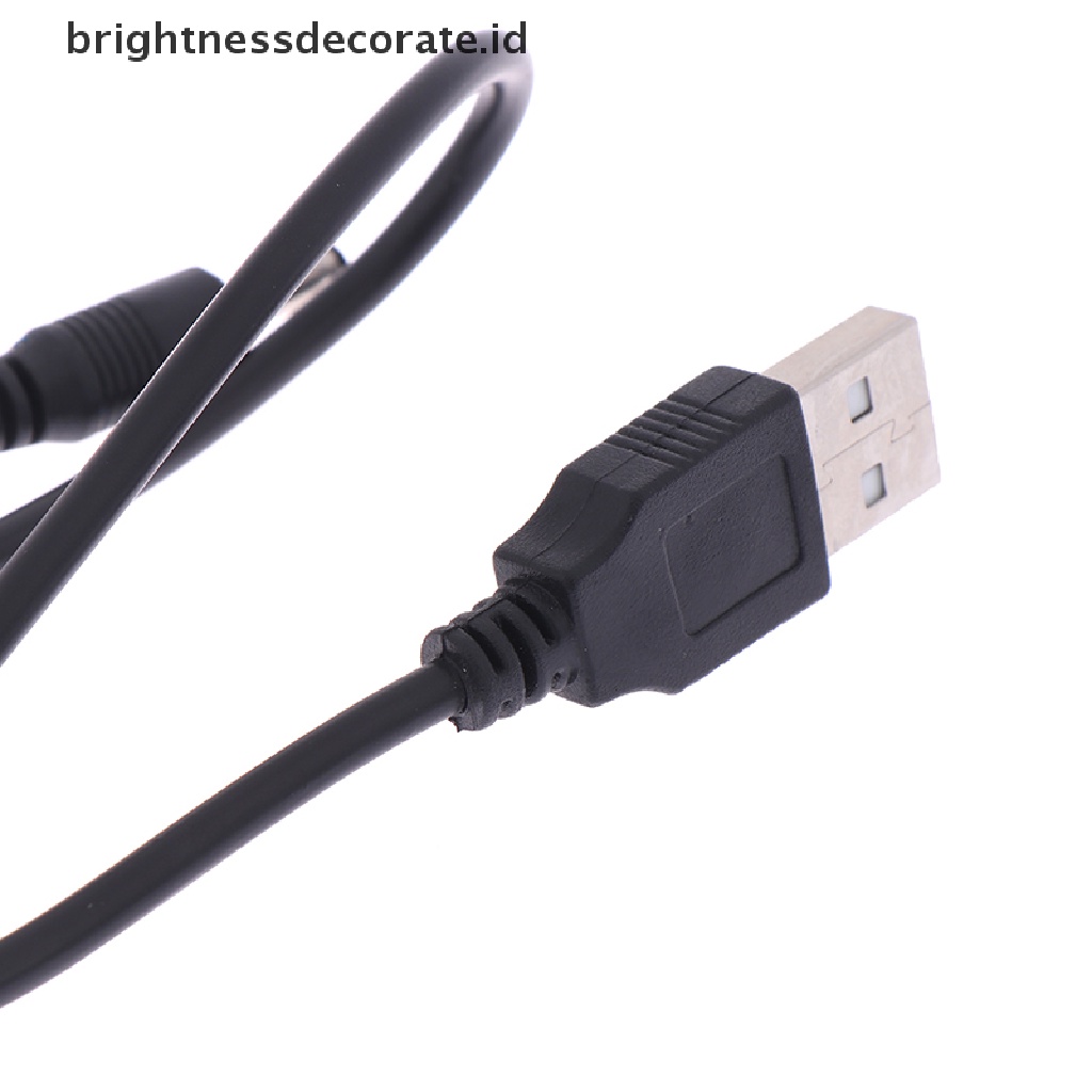 1pc Kabel Power Konektor Usb Ke Dc 3.5mm Male To 2a Jack