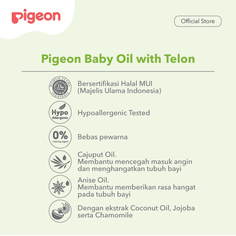 Pigeon Baby Oil With Telon 115ml