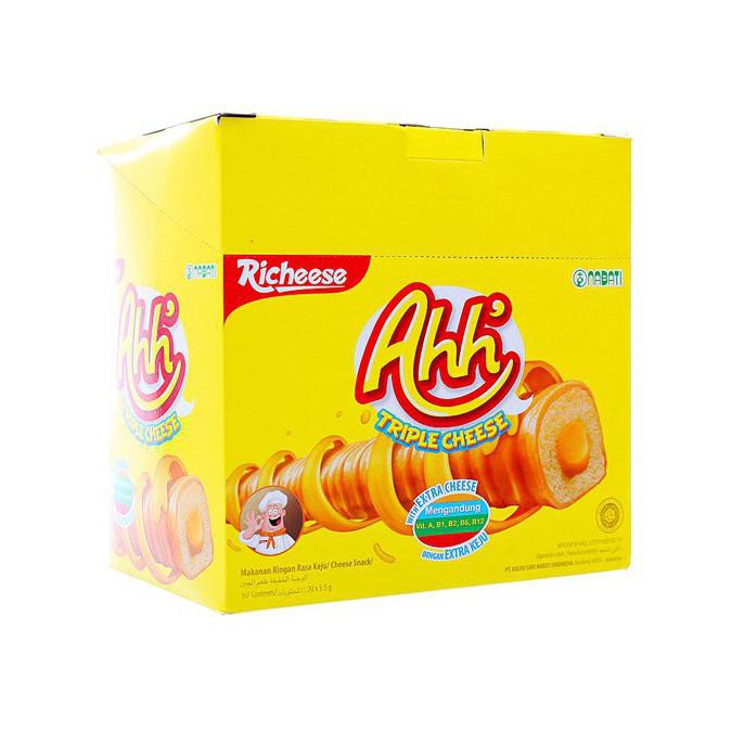 richeese nabati ahh wafer keju box (20 pcs) harga grosir | Shopee Indonesia