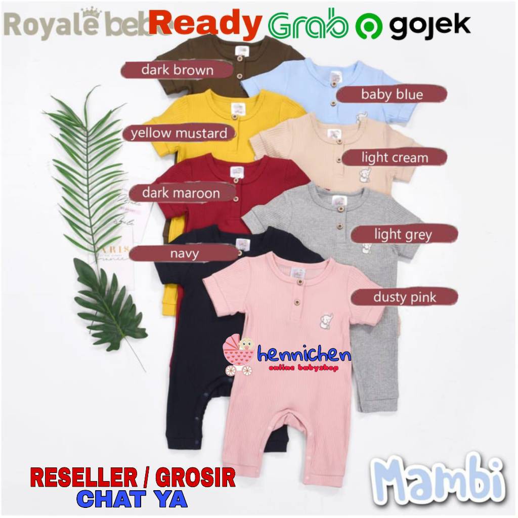 ROYALE BEBE ROMPER MAMBI JUMPER KODOK BAYI PIYAMA ANAK PIYAMA BAYI