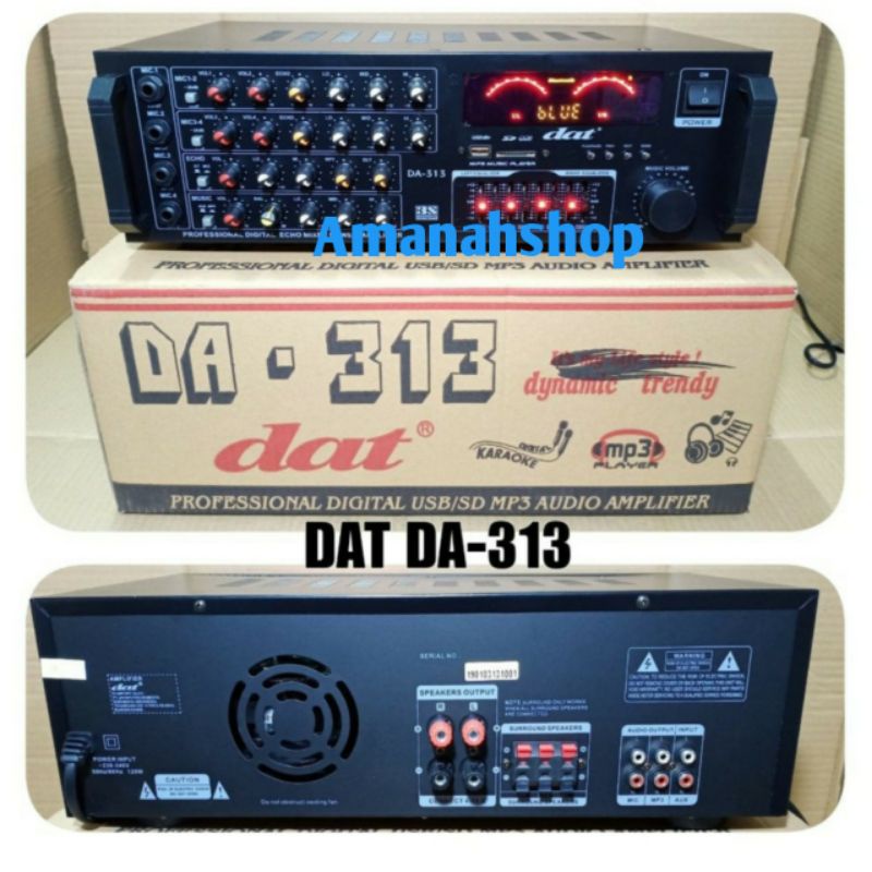 POWER AMPLI DAT DA313 AMPLI DAT DA 313