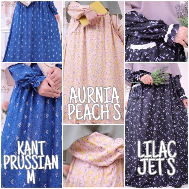 Ditsy NG edisi November 2021 HYDRANGEA MINT S | AUTUMN CARAMEL S |HEART MOCCA S | AURNIA PEACH S | L