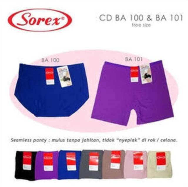 CD Sorex Celana Dalam Wanita Sorex / CD Sorex Seamless / Cd Wanita Sorex Seamless BA101 / Cd Sorex BA100