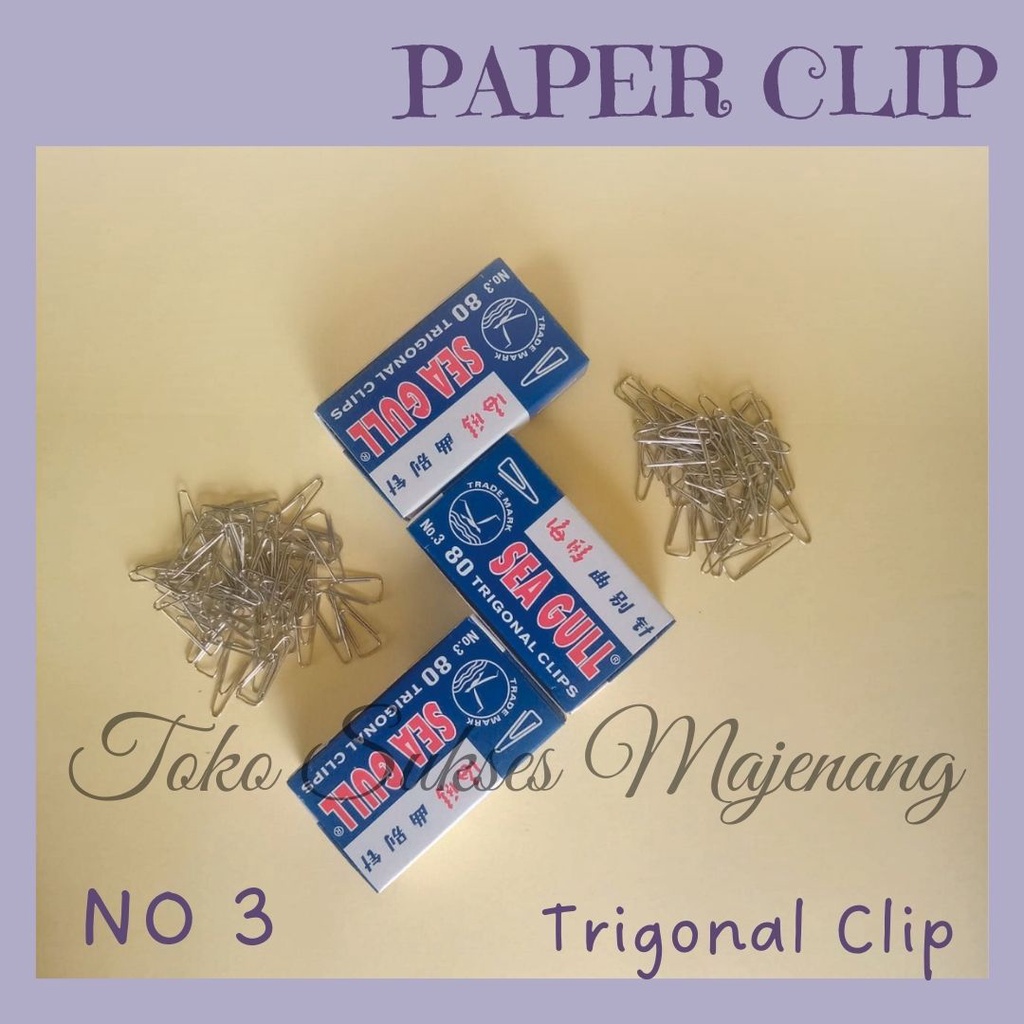 

PAPER CLIP / PAPER CLIP SEA GULL NO 3 / TRIGONAL CLIP SEAGULL