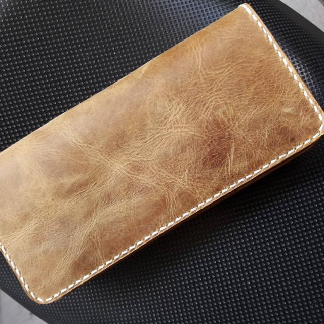 Dompet Kulit/ Dompet Handmade/Dompet Kulit Sapi Crazy Horse/Dompet Panjang/Dompet Pria/Dompet Wanita