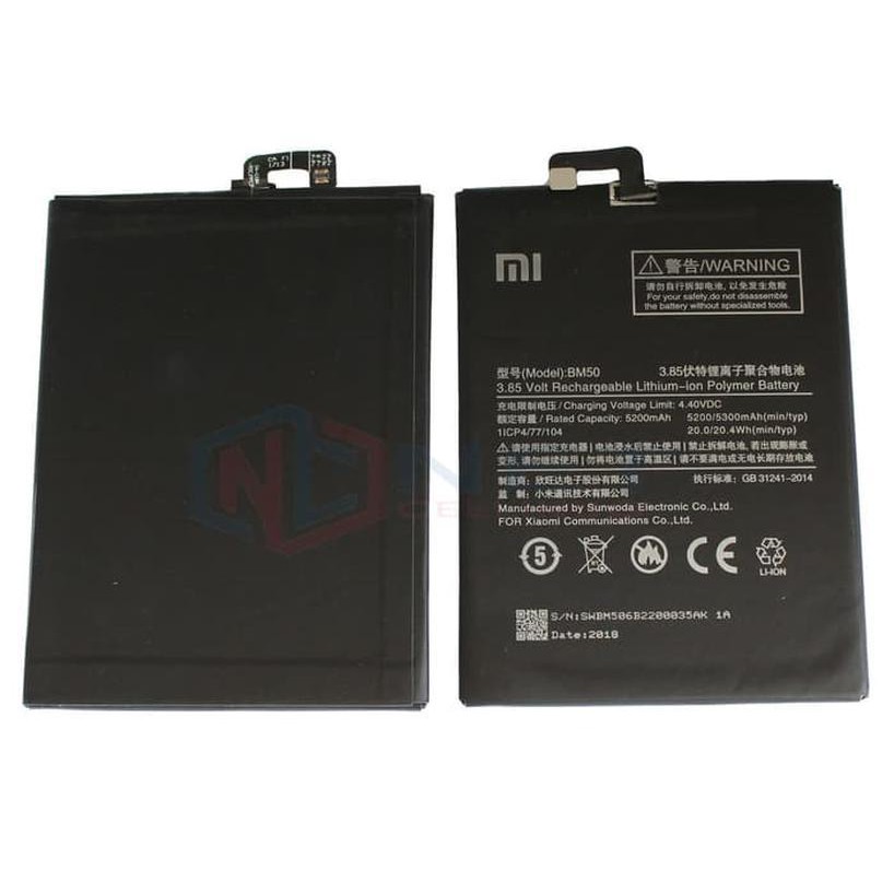 Jual BATERAI XIAOMI MI MAX 2 / BATRE MI MAX 2 / BM50 Berkualitas