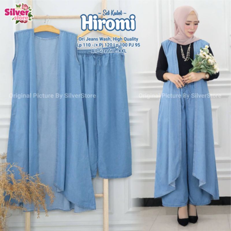 Hiromi set Kulot by silver store