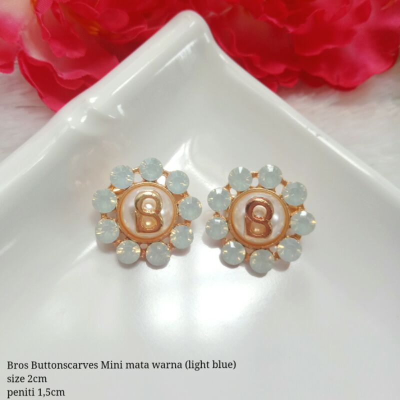 BROS BUTTONSCARVES KW (PART 5) BROS B-mini mata LightBlue