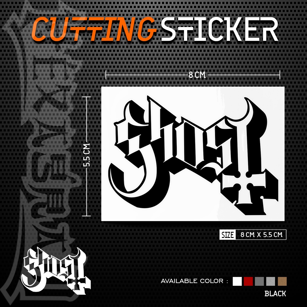 Cutting Sticker Ghost Band | Stiker Cutting Band Ghost