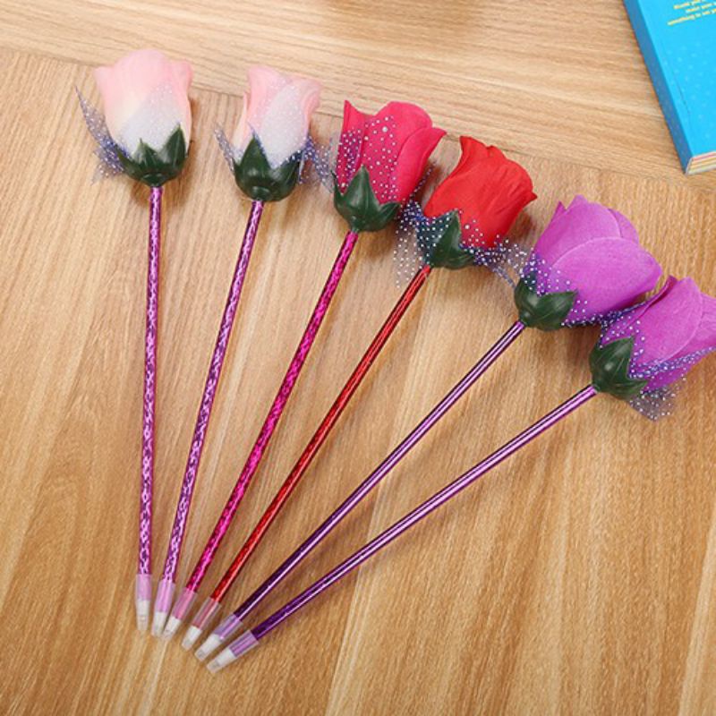 

1 pcs pulpen gel karakter bunga