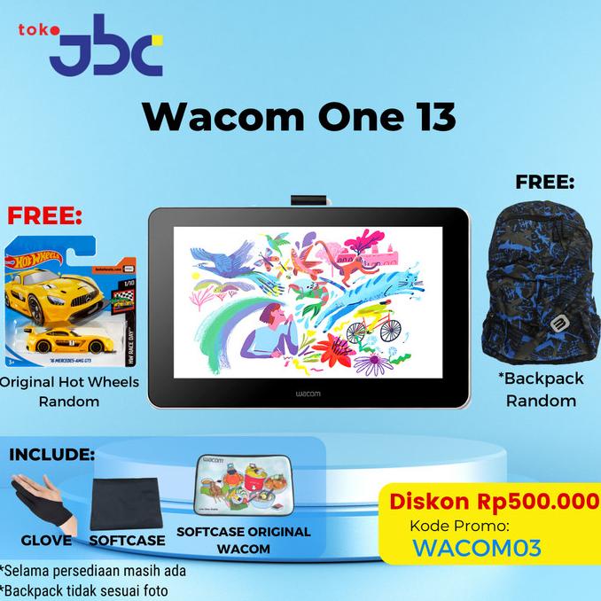 Wacom one display / cintiq one / wacom ceres 13 full HD / DTC 133 Termurah