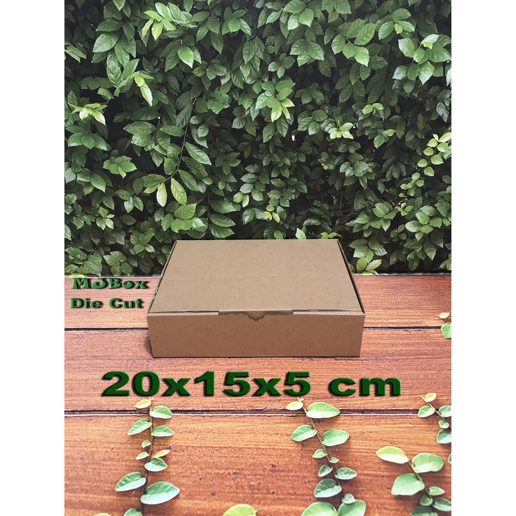 KARDUS  UK. 20x15x5 CM...DIE CUT...KOTAK KARTON  UNTUK PACKING SOUVENIR - DLL - MODEL BOX PIZZA-1