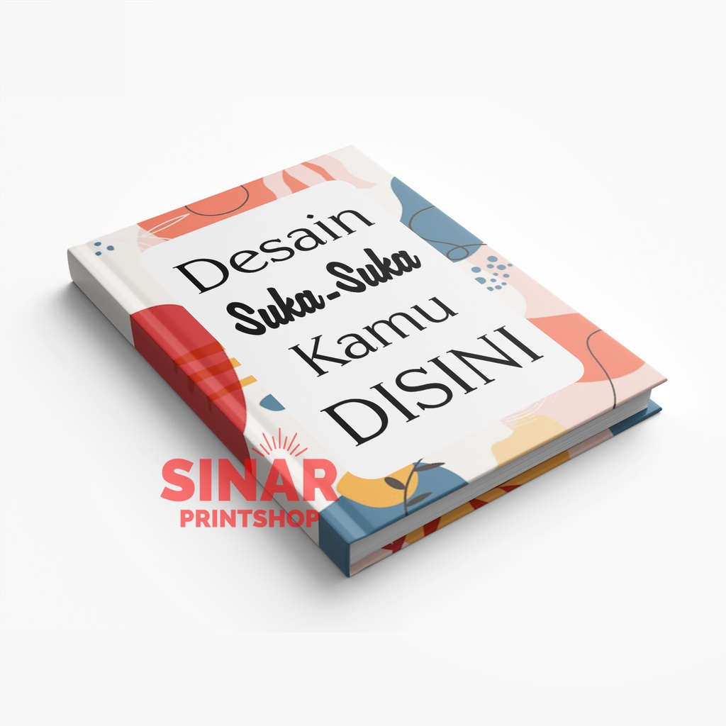 

NOTEBOOK HARDCOVER A5 CUSTOM DESAIN SUKA-SUKA POLOS/BERGARIS/TITIK