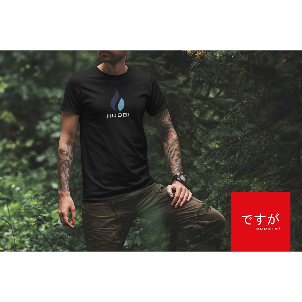 Kaos T-shirt Crypto HUOBI - Kaos Crypto/Kaos Binance/Baju Binance/Kaos HUOBI